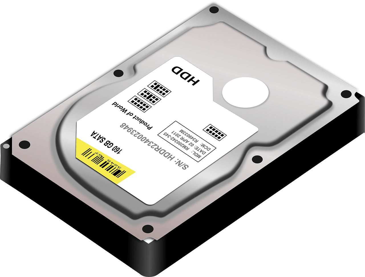 Difference between HDD (Hard Disk Drive) and SDD (Solid State Drive)